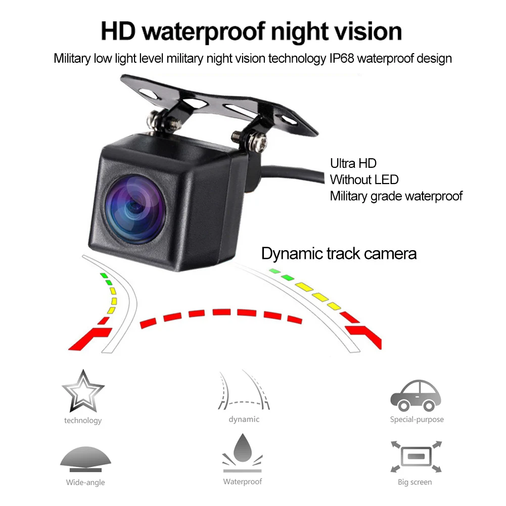 Car Rear View Camera 720P AHD Reverse Dash Cam Waterproof Wire Backup Parking Camera CAM Parking Assistance Car Accessories
Car Rear View Camera 720P AHD Reverse Dash Cam Waterproof Wire Backup Parking Camera CAM Parking Assistance Car Accessories