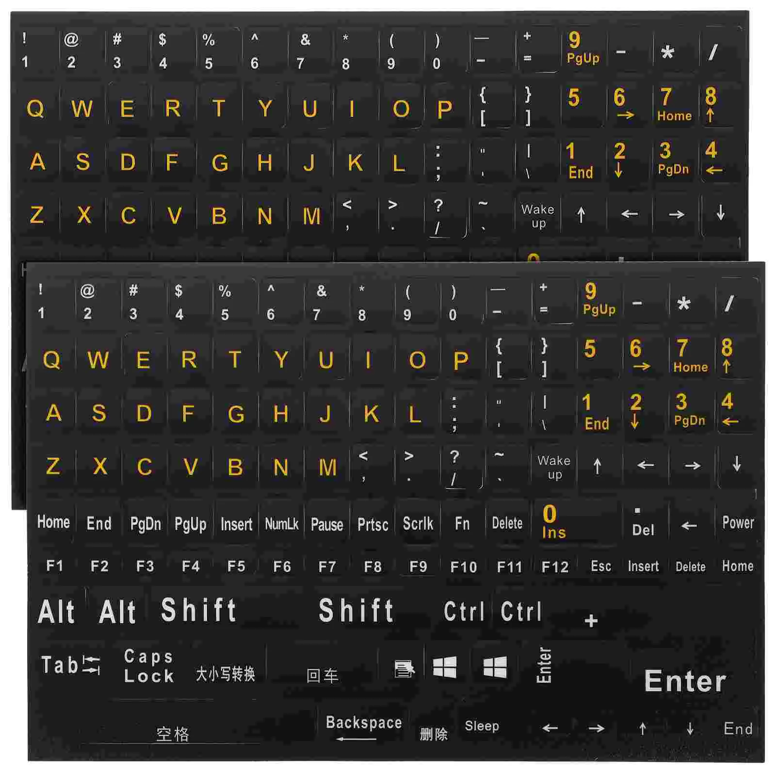 Keyboard Stickers English Laptop Decals Pc Letter Notebook Us Cover Japanse Russian Computer Letters Replacement
Keyboard Stickers English Laptop Decals Pc Letter Notebook Us Cover Japanse Russian Computer Letters Replacement