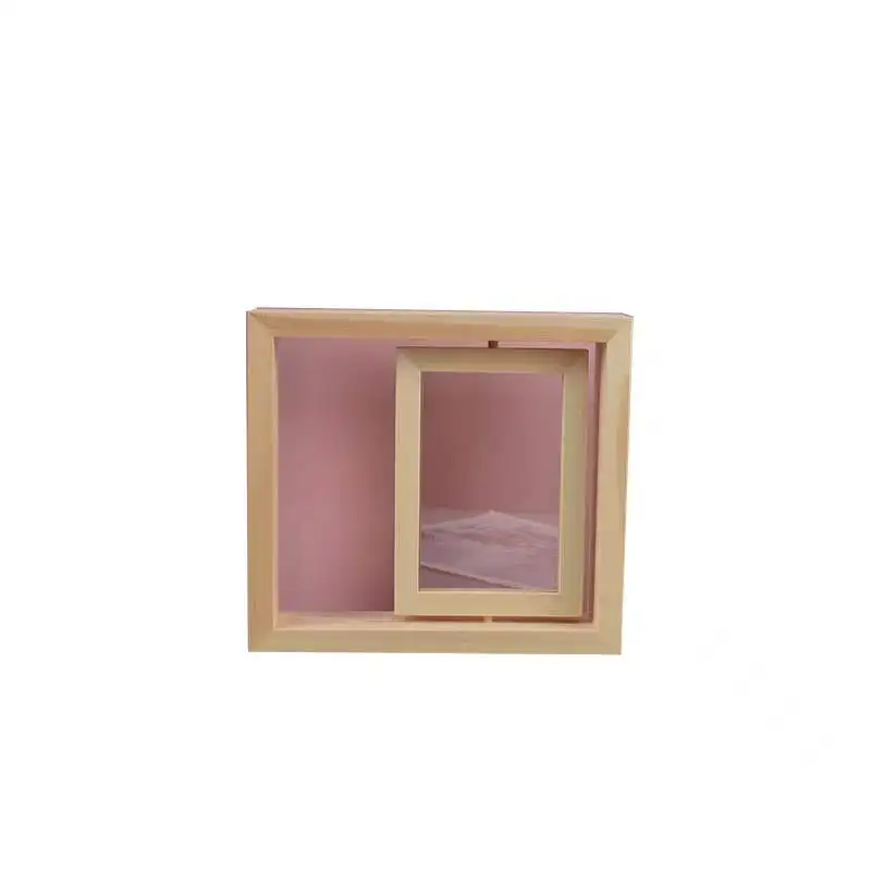 Wooden Photo Frame Home Decor 6 inch Double Side Rotate Picture Frames DIY Gift Display Pine Double-sided Rotation Photo Frame
Wooden Photo Frame Home Decor 6 inch Double Side Rotate Picture Frames DIY Gift Display Pine Double-sided Rotation Photo Frame