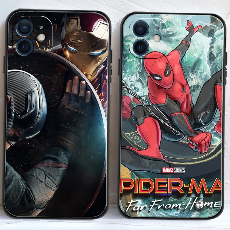 Marvel Spiderman Phone Cases For iPhone 11 12 Pro MAX 6S 7 8 Plus XS MAX 12 13 Mini X XR SE 2020 Coque Back Cover Carcasa
Marvel Spiderman Phone Cases For iPhone 11 12 Pro MAX 6S 7 8 Plus XS MAX 12 13 Mini X XR SE 2020 Coque Back Cover Carcasa