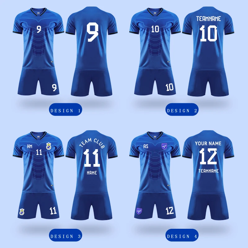 Custom Plain Polyester Soccer Club Team Jersey Customized Teamwear Uniform Kids Football Wear Printed Name Sportswear Suit
Custom Plain Polyester Soccer Club Team Jersey Customized Teamwear Uniform Kids Football Wear Printed Name Sportswear Suit