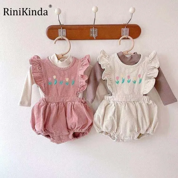 RiniKinda Autumn Newborn Infant Romper Cotton Sleeveless Embroidery Baby Boys Girls Romper Onepiece Fashion Baby Clothing
RiniKinda Autumn Newborn Infant Romper Cotton Sleeveless Embroidery Baby Boys Girls Romper Onepiece Fashion Baby Clothing