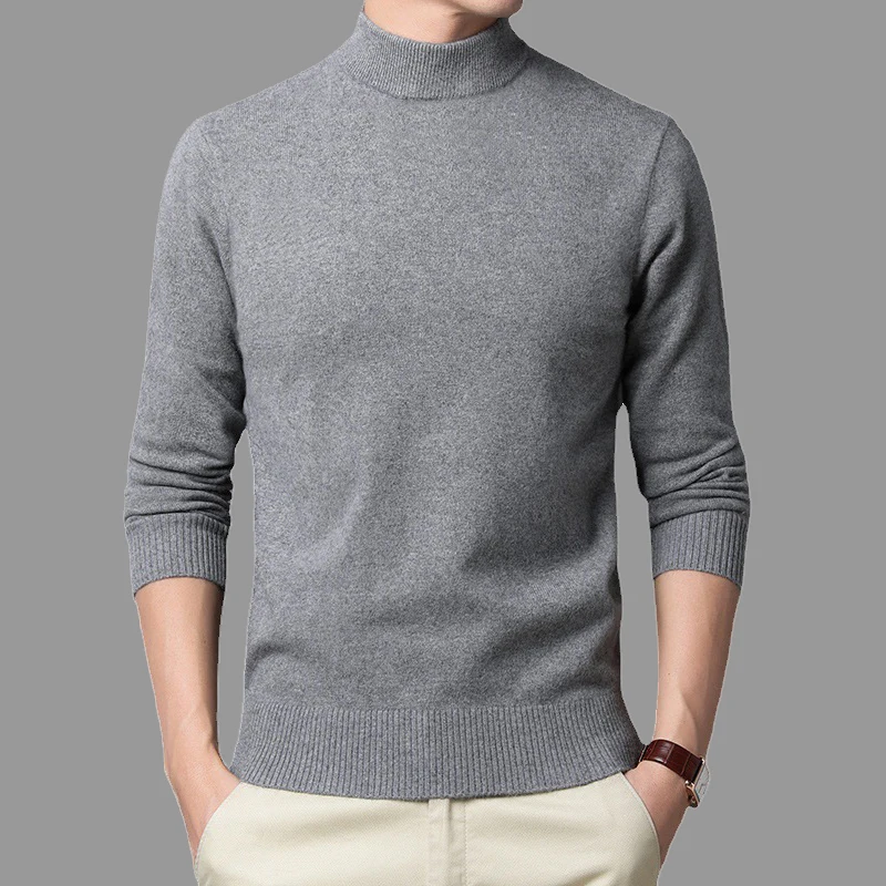 Men's Winter Slim Fit Thick Base Outwear Coat Turtleneck Sweater Male Autumn Sweatercoat Knitwear Long Sleeve Sweaters
Men's Winter Slim Fit Thick Base Outwear Coat Turtleneck Sweater Male Autumn Sweatercoat Knitwear Long Sleeve Sweaters