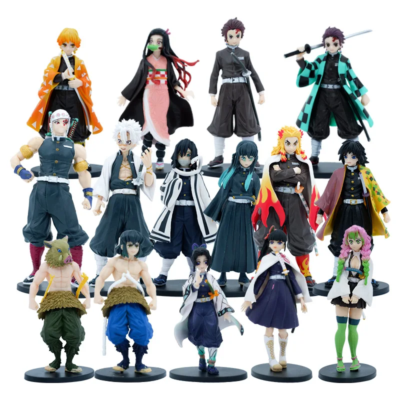 

Anime Model Demon Slayer Kimetsu no Yaiba Kamado Tanjirou Nezuko Cosplay Props Cartoon Action Figure Collectible Toy Accessories