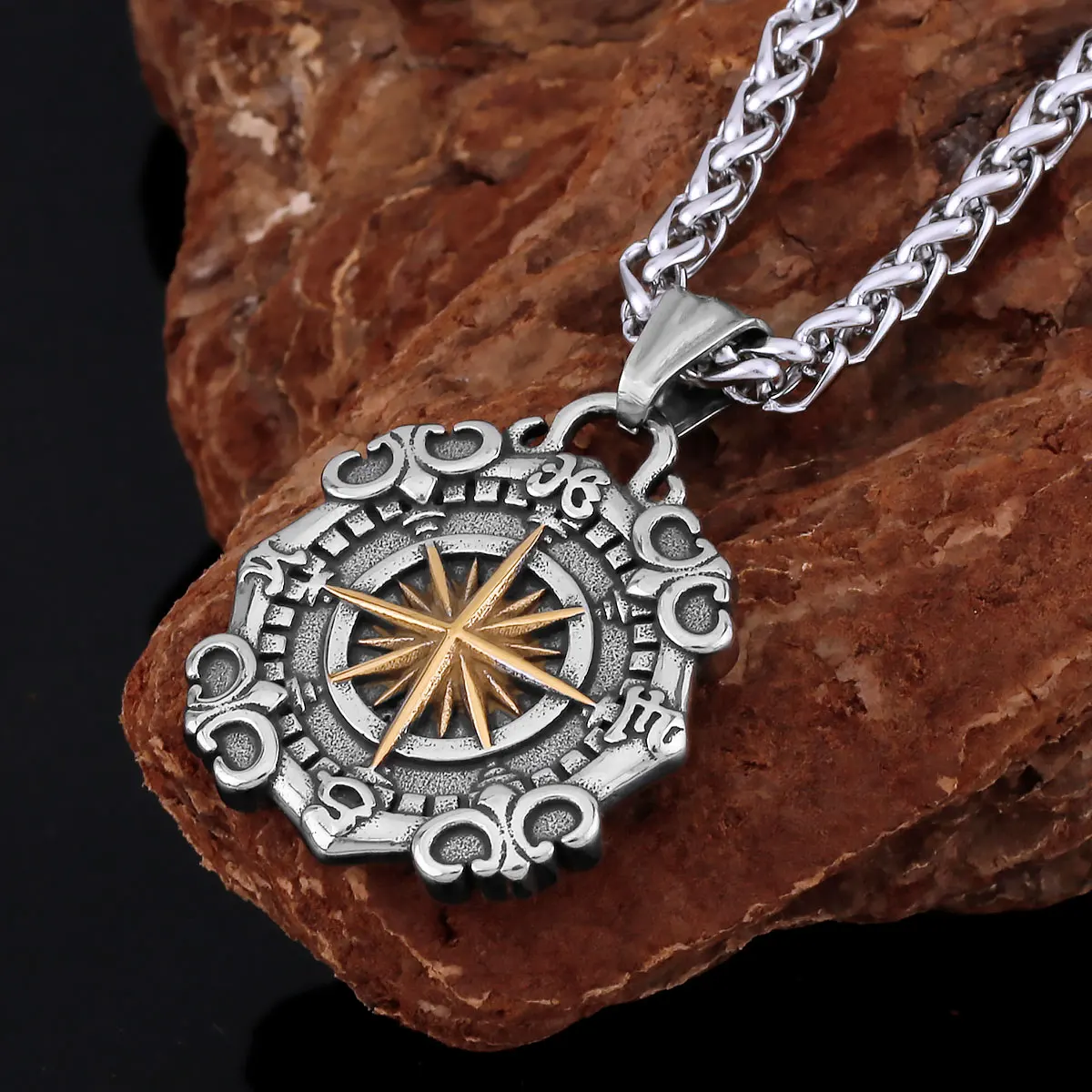 Men's Vintage Creative Geometric Pattern Pendant Necklace Nordic Viking Fashion Simple 316L Stainless Steel Pendant Punk Jewelry
Men's Vintage Creative Geometric Pattern Pendant Necklace Nordic Viking Fashion Simple 316L Stainless Steel Pendant Punk Jewelry