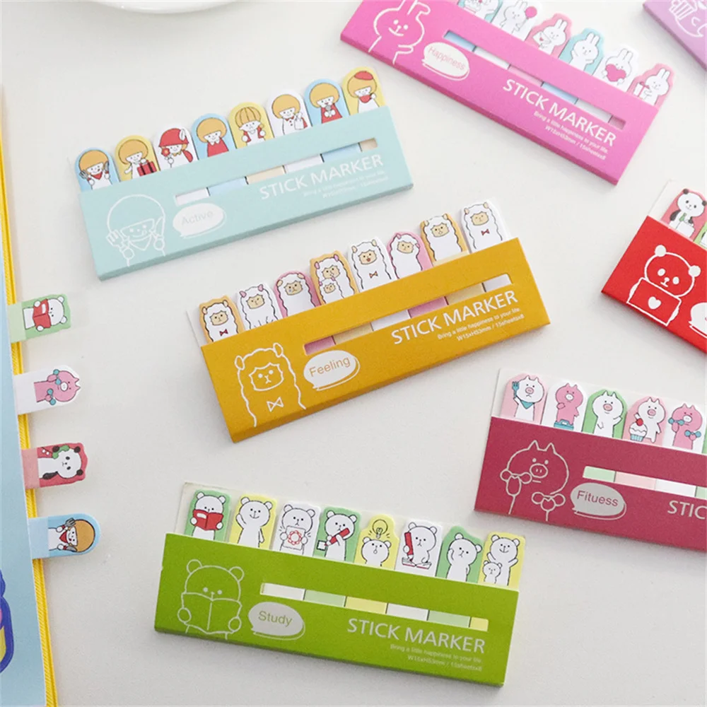 Bookmark Easy To Tear Off Creative Cartoon Self-adhesive Paper Waterproof And Durable Repeatable Adhesive Binder Index Sticker
Bookmark Easy To Tear Off Creative Cartoon Self-adhesive Paper Waterproof And Durable Repeatable Adhesive Binder Index Sticker