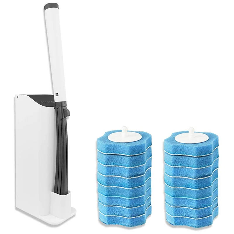 Wall Toilet Wand Kit,Disposable Toilet Brush With Holder, Disposable Toilet Cleaning System With 16 Toilet Wand
Wall Toilet Wand Kit,Disposable Toilet Brush With Holder, Disposable Toilet Cleaning System With 16 Toilet Wand