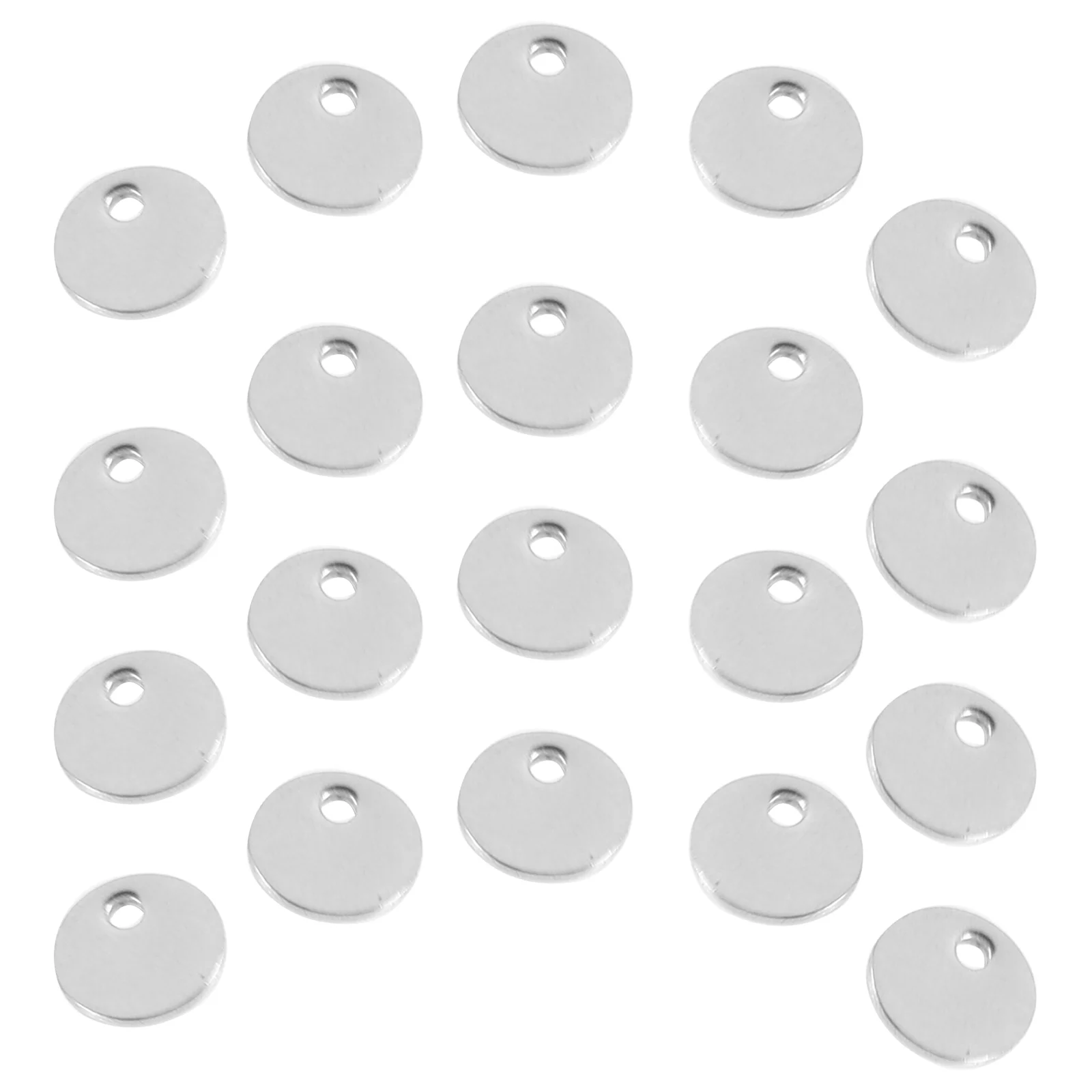 200Pcs Round Stamping Blanks Tags with Hole Stainless Steel Jewelry Charms Small Bracelet Pendants
200Pcs Round Stamping Blanks Tags with Hole Stainless Steel Jewelry Charms Small Bracelet Pendants