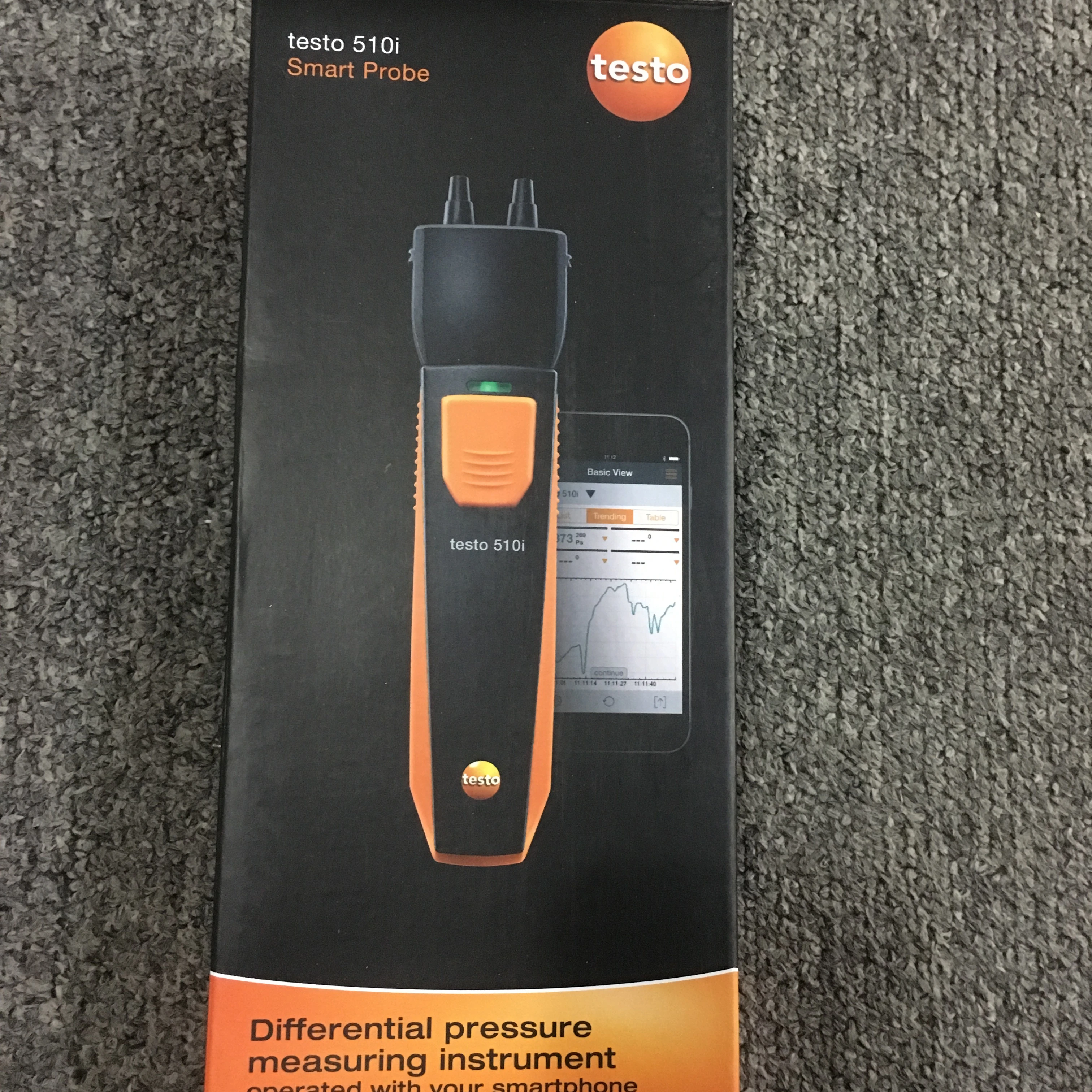 Testo 510i Testo Smart Probes Wireless Mini Differential Pressure Measuring Instrument With Smartphone Operation 0560 1510
Testo 510i Testo Smart Probes Wireless Mini Differential Pressure Measuring Instrument With Smartphone Operation 0560 1510