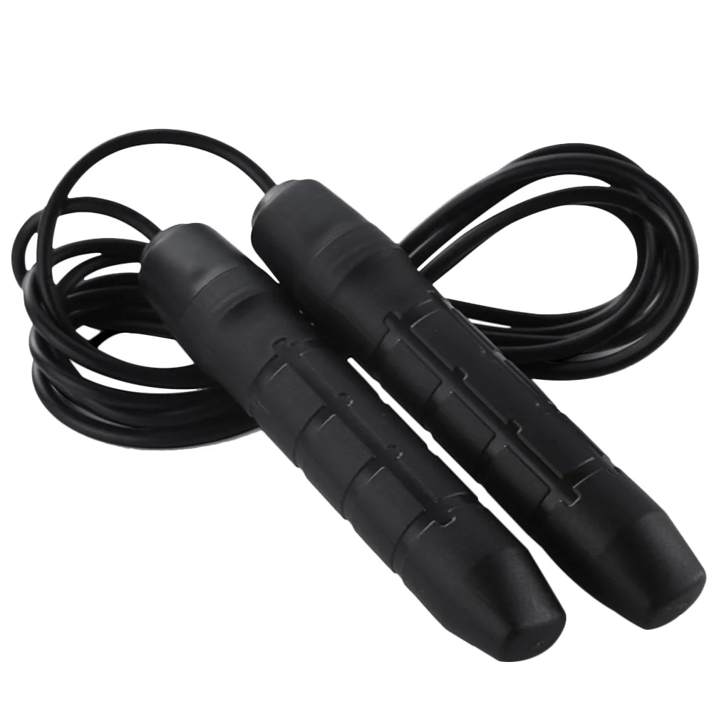 Fitness Jump Rope Thicken Bearing Jump Rope Comfortable Handle Rope Jumping Workout for Women/Men Exercise (Black) Exercises
Fitness Jump Rope Thicken Bearing Jump Rope Comfortable Handle Rope Jumping Workout for Women/Men Exercise (Black) Exercises