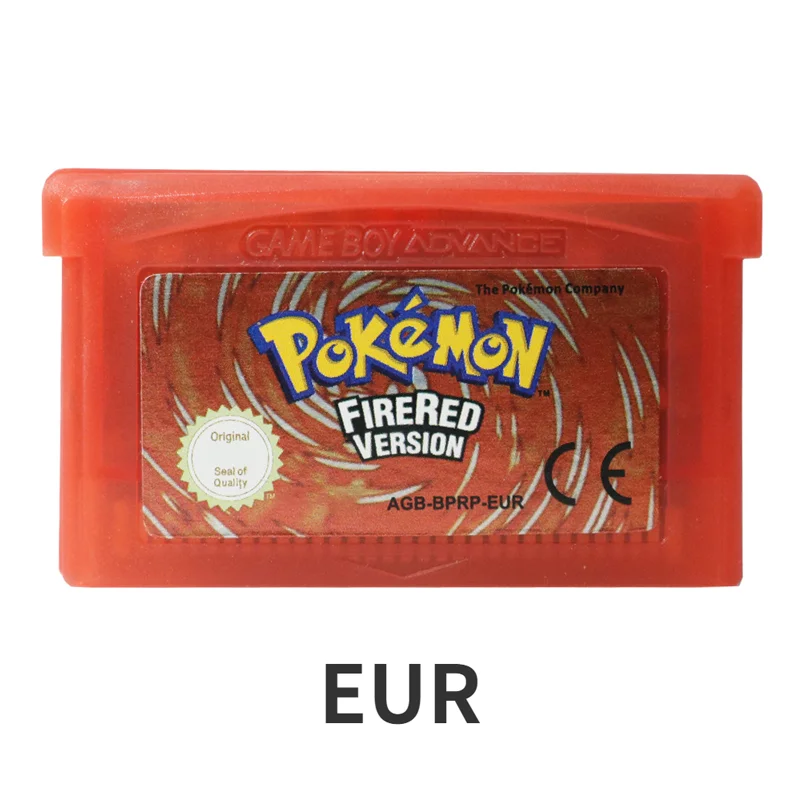 Pokemon Fire Red GBA Double Decoding GBC NDSL GB GBM Video Game Cartridge 32-bit Console Memory Card European Version
Pokemon Fire Red GBA Double Decoding GBC NDSL GB GBM Video Game Cartridge 32-bit Console Memory Card European Version