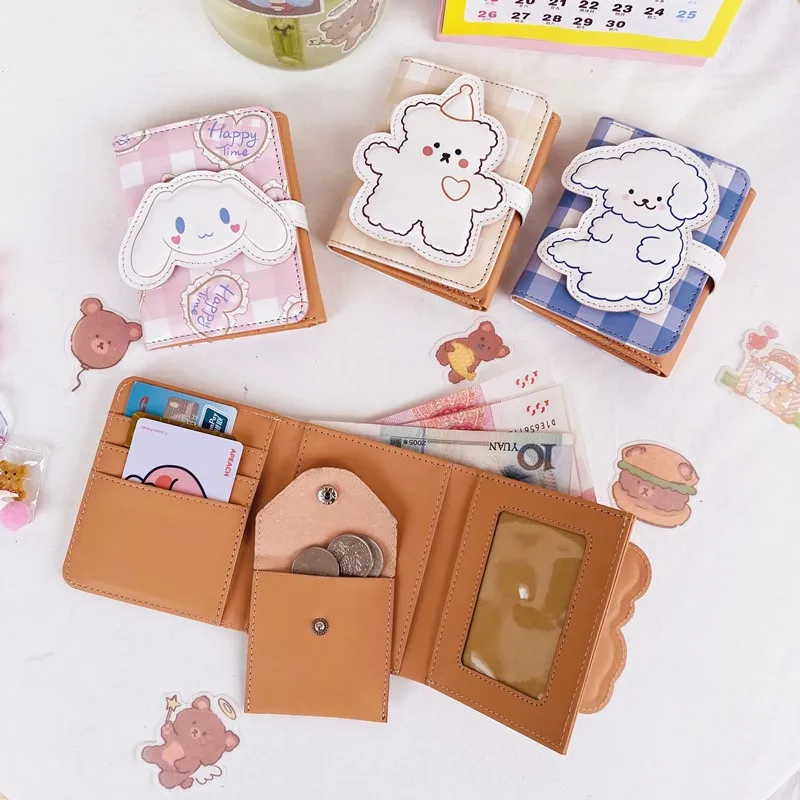 Милый женский кожаный кошелек Kawaii, маленькие кошельки на застежке, клетчатые держатели для карт в форме медведя, кролика, Модный женский кор...
Милый женский кожаный кошелек Kawaii, маленькие кошельки на застежке, клетчатые держатели для карт в форме медведя, кролика, Модный женский кор...