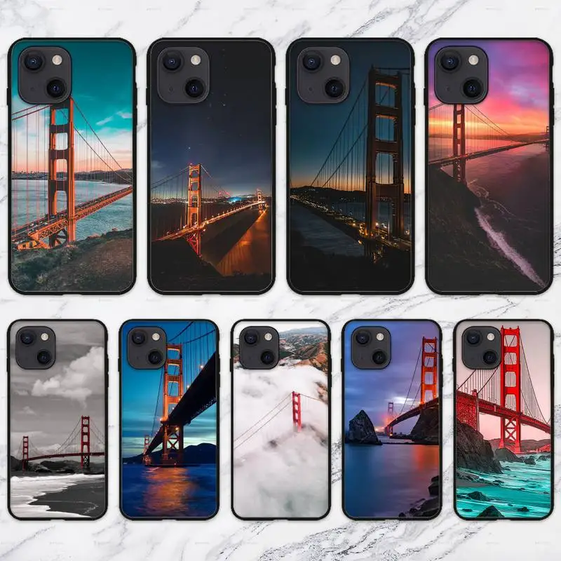 Golden Gate Bridge City Phone Case For iPhone 13 Pro Max 12 Mini 11 SE 2020 6 7 8 Plus XS X XR Shell Luxury Fashion Black Cover
Golden Gate Bridge City Phone Case For iPhone 13 Pro Max 12 Mini 11 SE 2020 6 7 8 Plus XS X XR Shell Luxury Fashion Black Cover