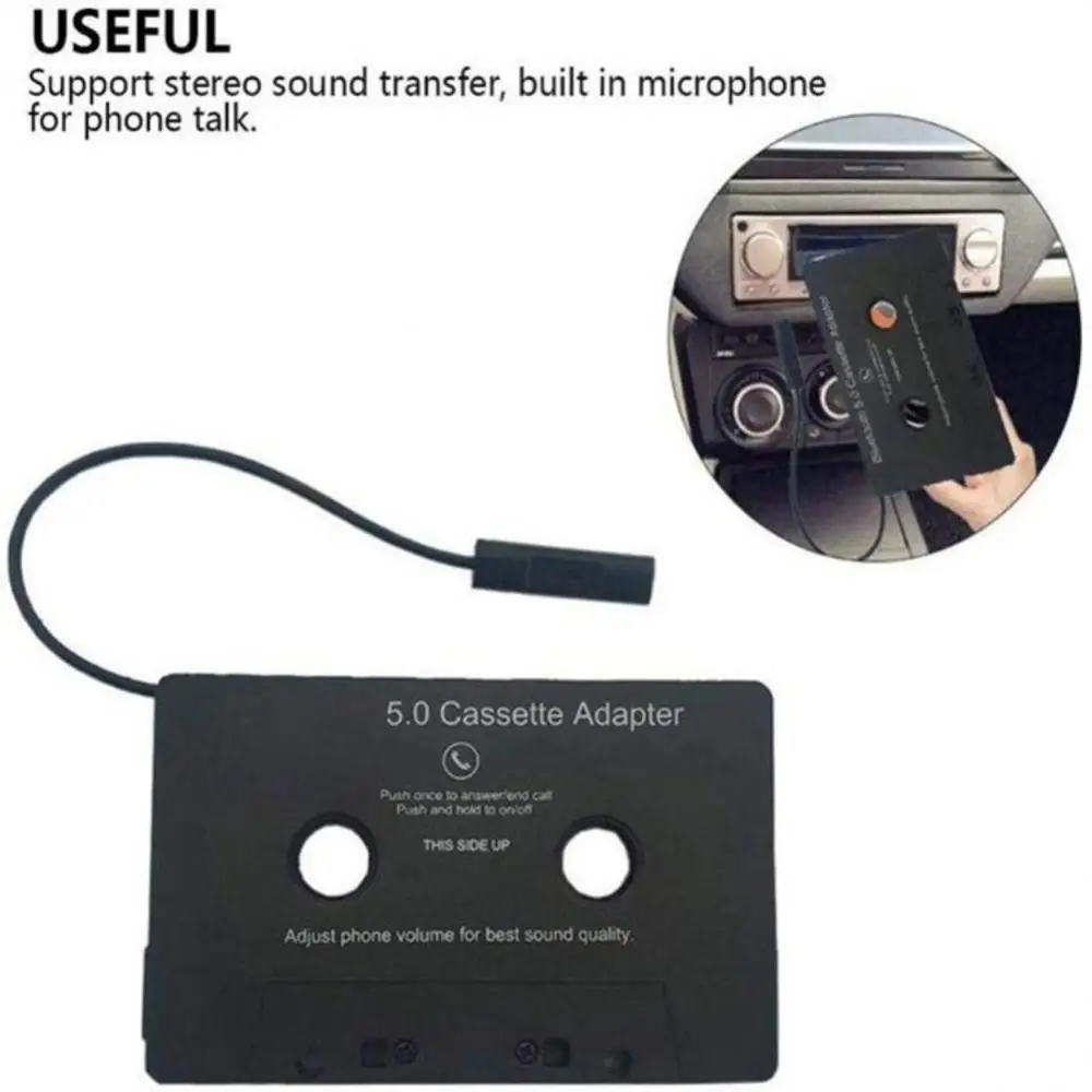 Durable Cassette Bluetooth 5.0 Adapter Converter 1pcs Multifunctional Universal Mp3/sbc/stereo Bluetooth Audio Cassette Portable
Durable Cassette Bluetooth 5.0 Adapter Converter 1pcs Multifunctional Universal Mp3/sbc/stereo Bluetooth Audio Cassette Portable