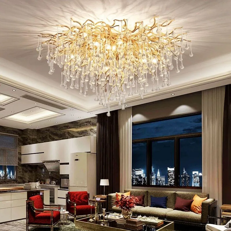 Art Led Chandelier Pendant Lamp Light Room Decor Christmas Decoration Living new crystal warm wedding hall villa ceiling
Art Led Chandelier Pendant Lamp Light Room Decor Christmas Decoration Living new crystal warm wedding hall villa ceiling
