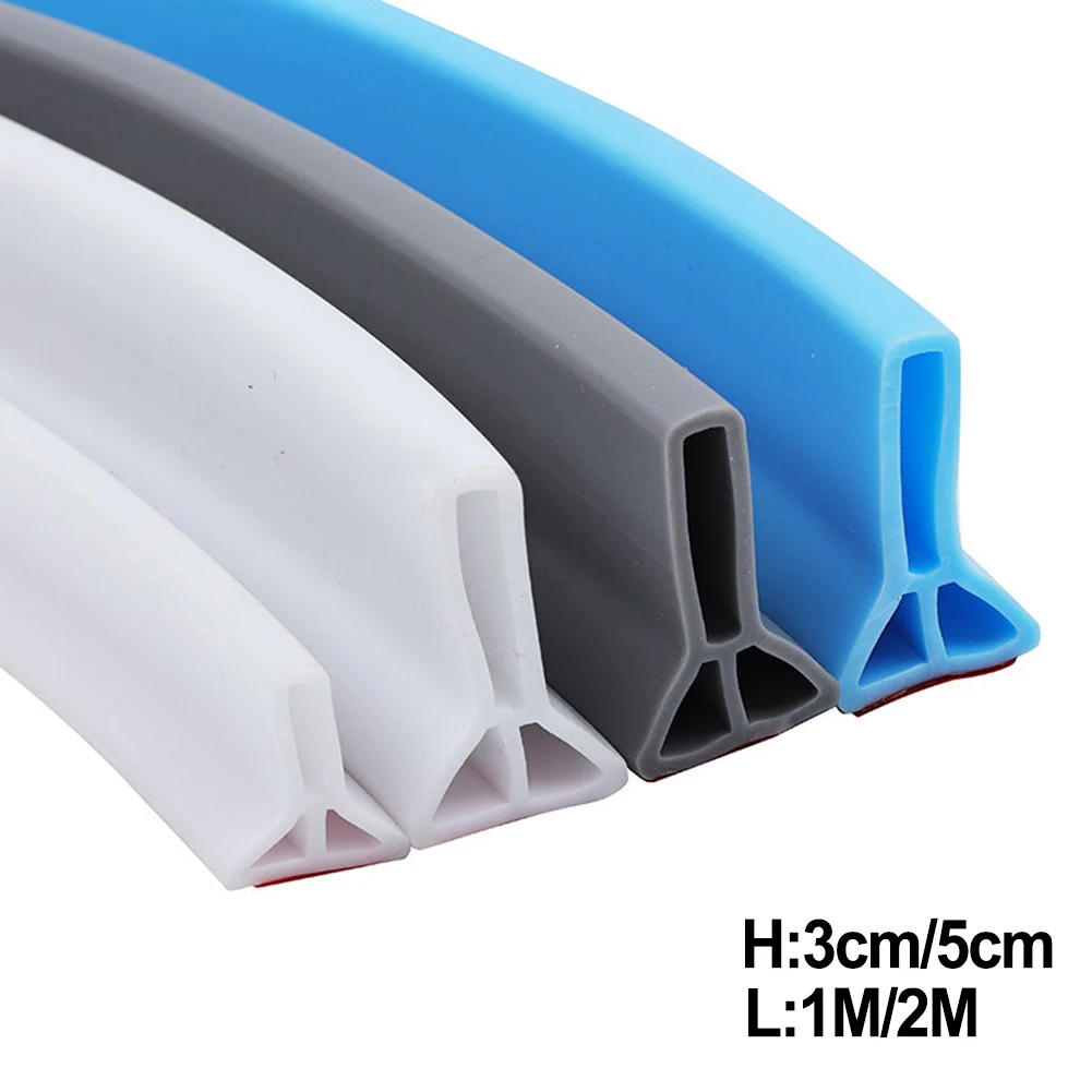 1/2M Silicone Water Stopper Strip Kitchen Countertop Water Stopper Blocker Bathroom Dry And Wet Separation Sealing Dam Barrier
1/2M Silicone Water Stopper Strip Kitchen Countertop Water Stopper Blocker Bathroom Dry And Wet Separation Sealing Dam Barrier
