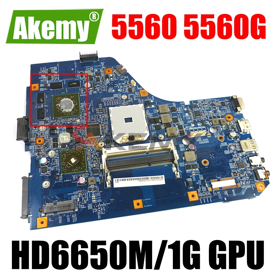 For Acer Aspire 5560 5560G Laptop motherboard JE50 SB MB 10338-1M 554M701181G With HD6650M/1G GPU Mainboard 100% fully tested
For Acer Aspire 5560 5560G Laptop motherboard JE50 SB MB 10338-1M 554M701181G With HD6650M/1G GPU Mainboard 100% fully tested