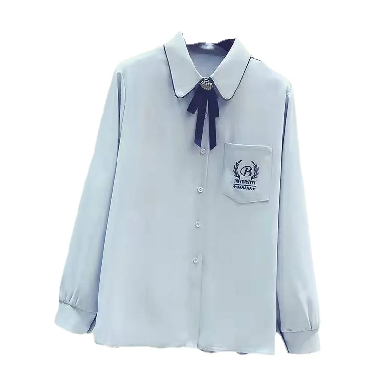 Korean Version College Style Long Sleeved Shirt Suit Female Student High Waist Skirt Two-piece Set
Korean Version College Style Long Sleeved Shirt Suit Female Student High Waist Skirt Two-piece Set