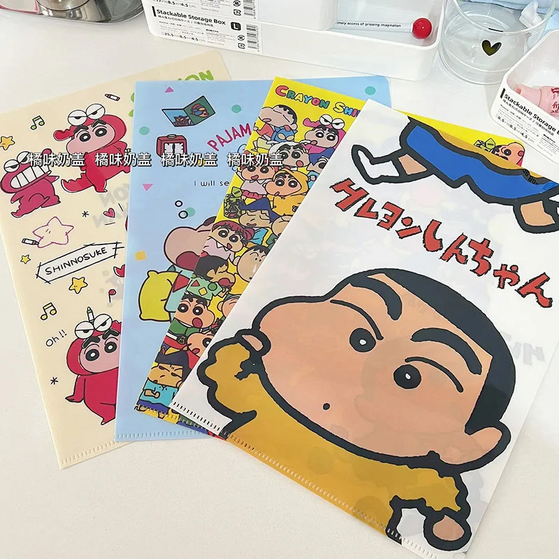 Crayon Shin-Chan Folder Kawaii Cartoon L-Shaped Single-Page Folder A4 Test Paper Storage File Bag Office Supplies File Gift
Crayon Shin-Chan Folder Kawaii Cartoon L-Shaped Single-Page Folder A4 Test Paper Storage File Bag Office Supplies File Gift