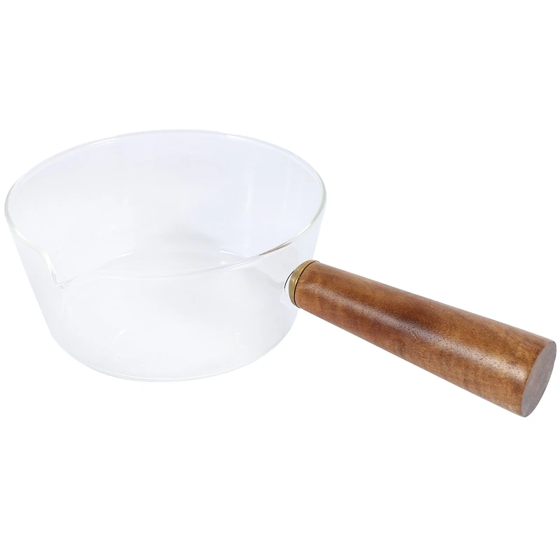Glass Milk Pot With Wooden Handle Cooking Pot For Salad Soup Noodles Gas Stove Cookware
Glass Milk Pot With Wooden Handle Cooking Pot For Salad Soup Noodles Gas Stove Cookware
