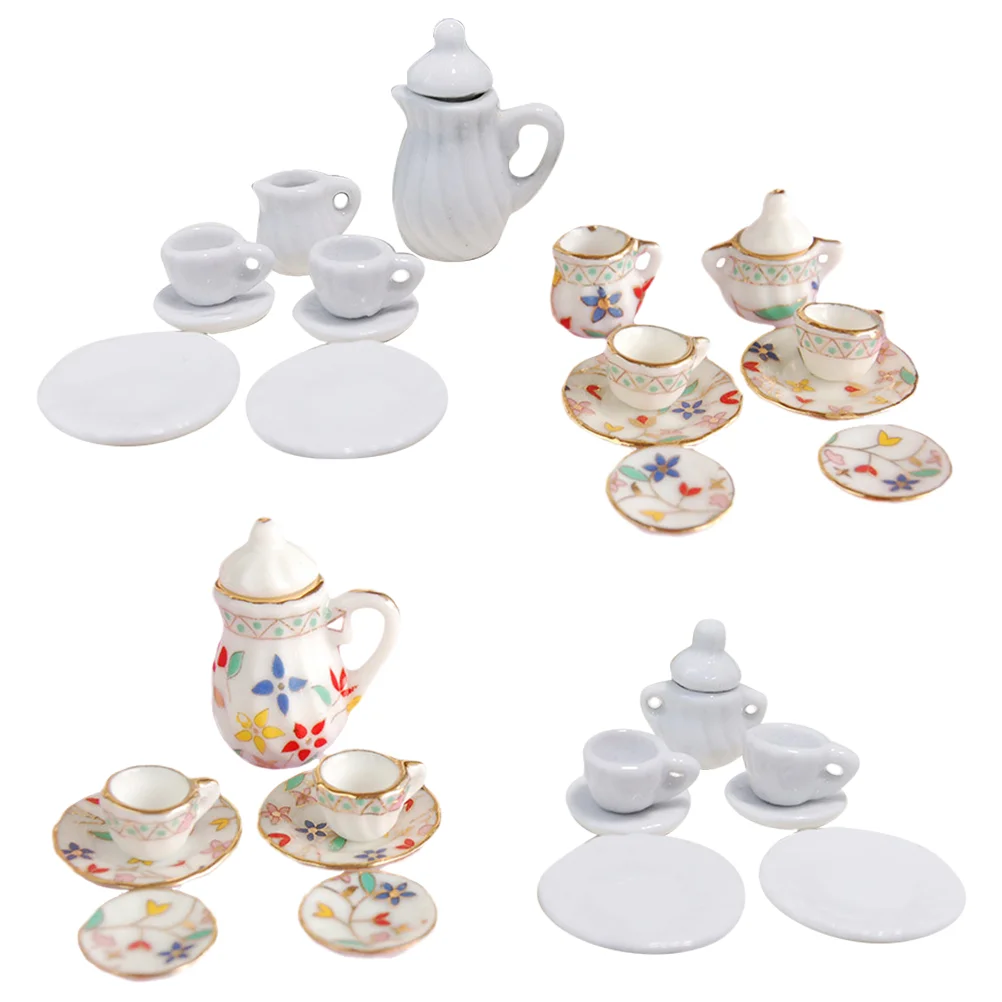 2 Sets Durable Tea Ware Mini House Doll House Tea Cup Doll House Adornments
2 Sets Durable Tea Ware Mini House Doll House Tea Cup Doll House Adornments
