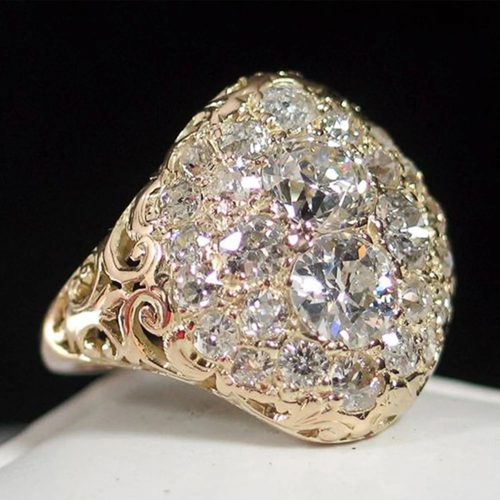 Big Bling Zircon Stone Insert Copper Gold Color Ring Iced Out Pave Cubic Zirconia Geometry Ring Charms for Woman Gift Wholesale
Big Bling Zircon Stone Insert Copper Gold Color Ring Iced Out Pave Cubic Zirconia Geometry Ring Charms for Woman Gift Wholesale