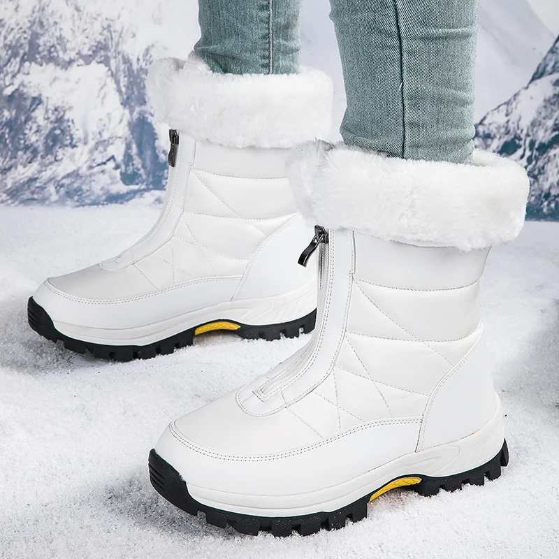 Trend Zipper Design Women Snow Boots 2023 Winter Plush Warm Women White Boots Comfortable Anti-slip Men Ankle Boot Bota Feminina
Trend Zipper Design Women Snow Boots 2023 Winter Plush Warm Women White Boots Comfortable Anti-slip Men Ankle Boot Bota Feminina