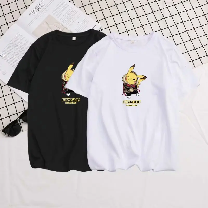 Pokémon Men's Loose Short-sleeved T-shirt Casual Pikachu Unisex Bottoming Shirt Personality Top Graphic T Shirts
Pokémon Men's Loose Short-sleeved T-shirt Casual Pikachu Unisex Bottoming Shirt Personality Top Graphic T Shirts