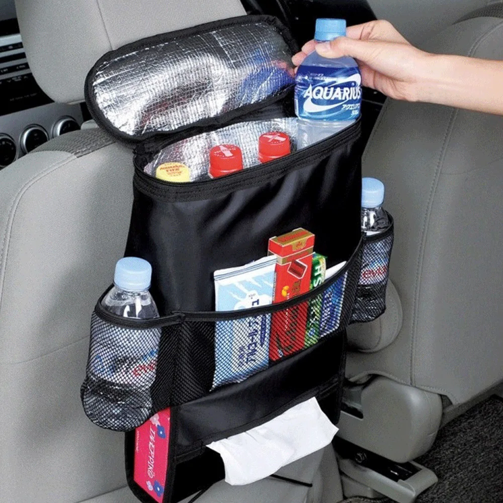 Car Seat Back Hanging Bag Organizer Multi-pocket Insulated Food Water Storage Mesh Bag Container Car Stowing Tidying Bags
Car Seat Back Hanging Bag Organizer Multi-pocket Insulated Food Water Storage Mesh Bag Container Car Stowing Tidying Bags
