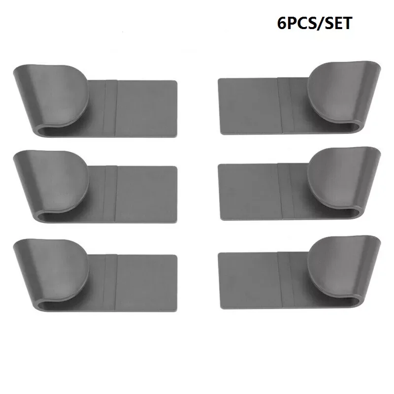 6pcs/Set Pot Lid Holder Wall-Mounted Hanging Holder for Pan Pot Cover Rack Plastic Kitchen Storage Rack Kitchen Organizer
6pcs/Set Pot Lid Holder Wall-Mounted Hanging Holder for Pan Pot Cover Rack Plastic Kitchen Storage Rack Kitchen Organizer