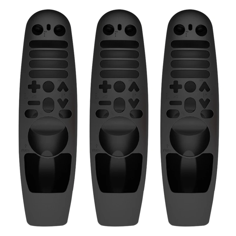 HOT SALE 3X Protective Silicone Case Washable Suitable For Amazon LG AN-MR600 AN-MR650 AN-MR18BA AN-MR19BA Remote Control Black
HOT SALE 3X Protective Silicone Case Washable Suitable For Amazon LG AN-MR600 AN-MR650 AN-MR18BA AN-MR19BA Remote Control Black