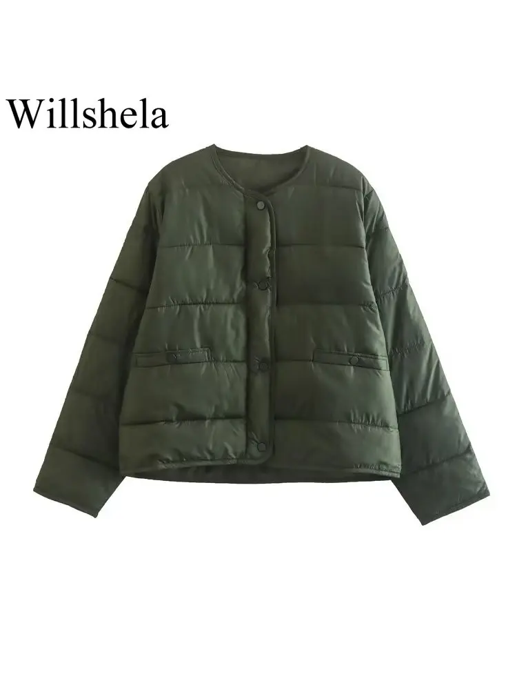 Willshela Women Fashion With Pockets Solid Single Breasted Coats Vintage Long Sleeves O-Neck Female Chic Lady Outfits
Willshela Women Fashion With Pockets Solid Single Breasted Coats Vintage Long Sleeves O-Neck Female Chic Lady Outfits