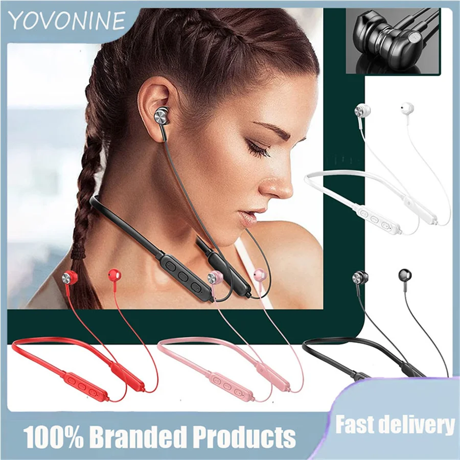 YOVONINE G04 Wireless Bluetooth-compatible Neck Earphones LongLife Magnetic Waterproof In Ear Headset Noise Reduction Headphone
YOVONINE G04 Wireless Bluetooth-compatible Neck Earphones LongLife Magnetic Waterproof In Ear Headset Noise Reduction Headphone