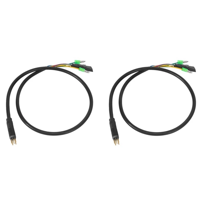 

2Pcs 60Cm E-Bike 9Pin Motor Convert Extension Cable Cord Waterproof Connector For Bafang Front Rear Wheel Hub Motors