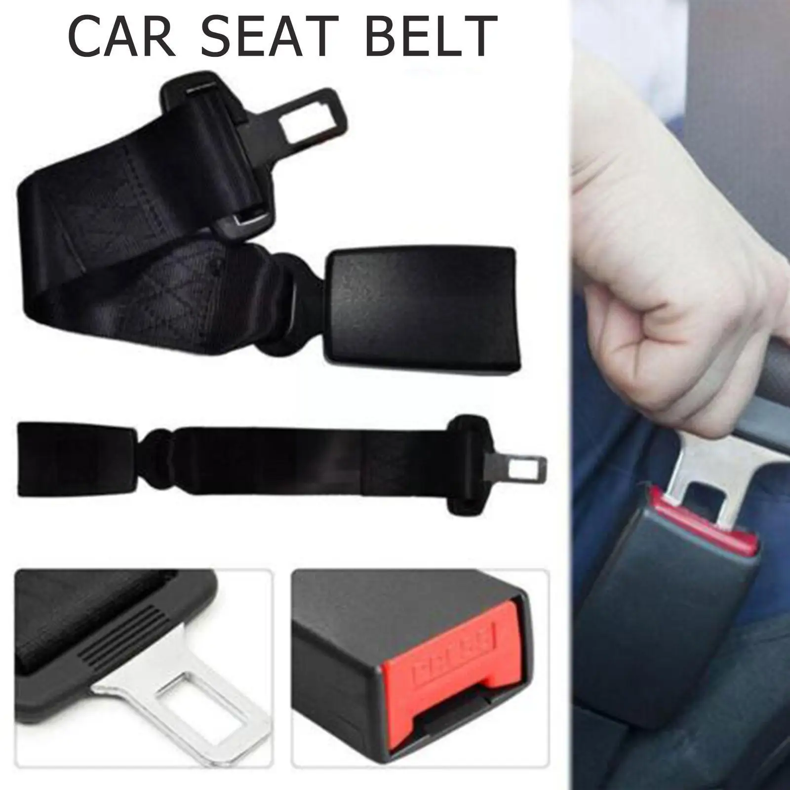 Universal Car Seat Belt Buckles Seat Belt Extender belt Seat Clip Buckle Extension Safety Steel Buckle Clip Plug Belt G4O0
Universal Car Seat Belt Buckles Seat Belt Extender belt Seat Clip Buckle Extension Safety Steel Buckle Clip Plug Belt G4O0