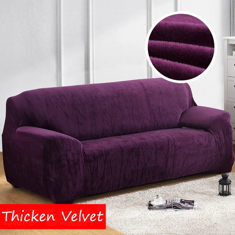 Thicken Velvet Sofa Cover for Living Room Solid Color Couch Protector housses de canapé Home Decor Sofa Covers Elastic Slipcover
Thicken Velvet Sofa Cover for Living Room Solid Color Couch Protector housses de canapé Home Decor Sofa Covers Elastic Slipcover