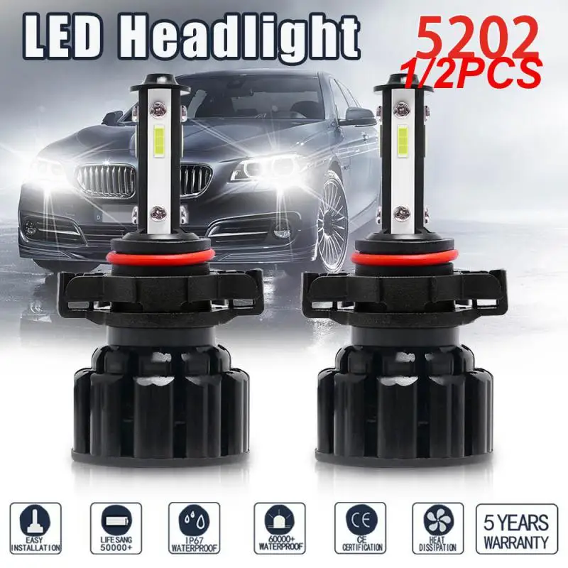 1/2PCS Auto Lights Lamp Bulb 5202 Practical Multifunctional Universal Waterproof Car Accessories Led Light 8000lm Superbright
1/2PCS Auto Lights Lamp Bulb 5202 Practical Multifunctional Universal Waterproof Car Accessories Led Light 8000lm Superbright