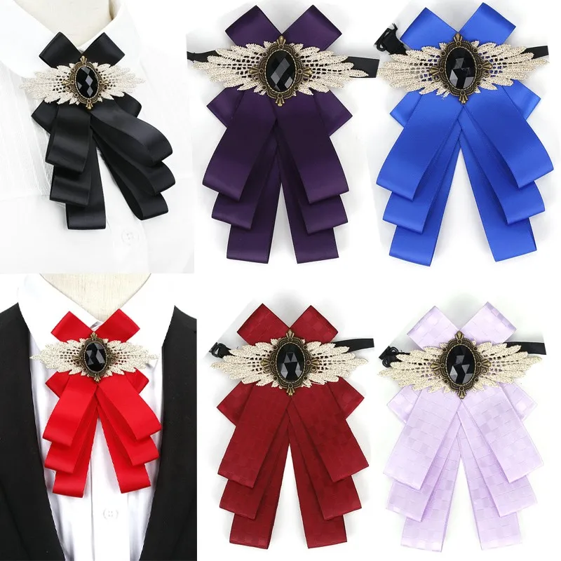 New Female Unisex Bow Tie Brooches for Women Fashion Ribbon Collar Pin Shirts Clothes Necktie Bowknot Suits School girls ties
New Female Unisex Bow Tie Brooches for Women Fashion Ribbon Collar Pin Shirts Clothes Necktie Bowknot Suits School girls ties