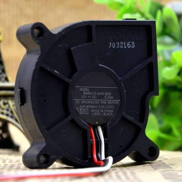 Brand new original BM6015-04W-B59 6015 12V .29A projector centrifugal turbofan three-wire
Brand new original BM6015-04W-B59 6015 12V .29A projector centrifugal turbofan three-wire