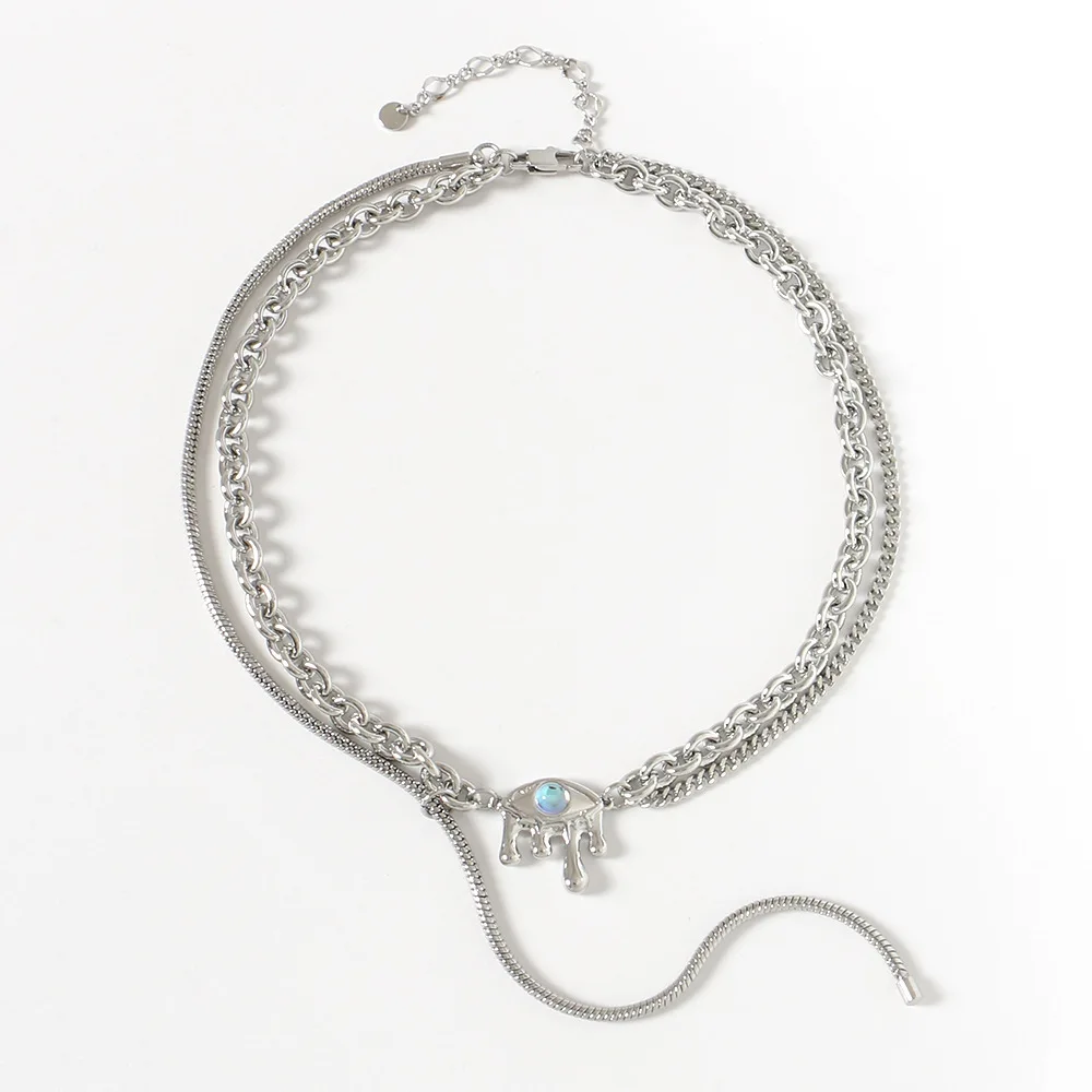 LONDANY necklace European and American tassels with pendants ins niche designer Devil's Eye design necklace
LONDANY necklace European and American tassels with pendants ins niche designer Devil's Eye design necklace