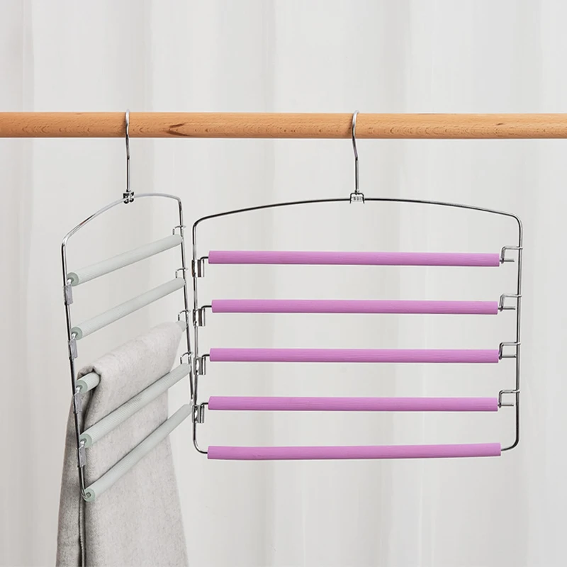 5 Layers Pants Hangers Holders Trousers Hanger Storage Rack Clothes Hanger for Wardrobe Closet Organizer Clothing Hangers
5 Layers Pants Hangers Holders Trousers Hanger Storage Rack Clothes Hanger for Wardrobe Closet Organizer Clothing Hangers