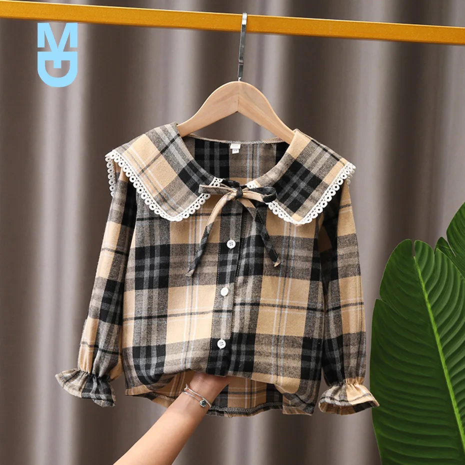 New Big Girls Blouse Plaid Pattern Children's Shirts For Girls Spring Autumn Children's Blouse For Girls Teenage Clothes For Gir
New Big Girls Blouse Plaid Pattern Children's Shirts For Girls Spring Autumn Children's Blouse For Girls Teenage Clothes For Gir