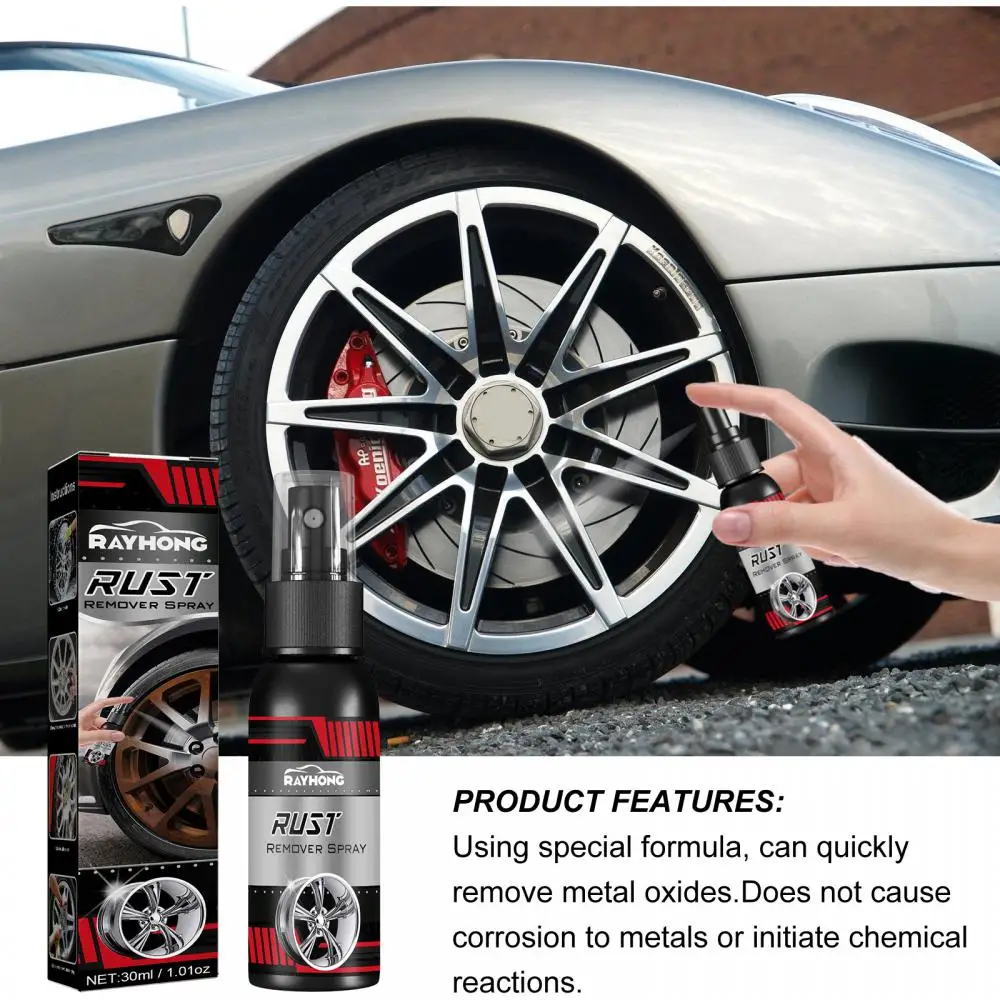 30ml Wash Multi-Purpose Rust Remover Spray Metal Surface Chrome Paint Car Maintenance Iron Powder Cleaning Super Rust Remover
30ml Wash Multi-Purpose Rust Remover Spray Metal Surface Chrome Paint Car Maintenance Iron Powder Cleaning Super Rust Remover