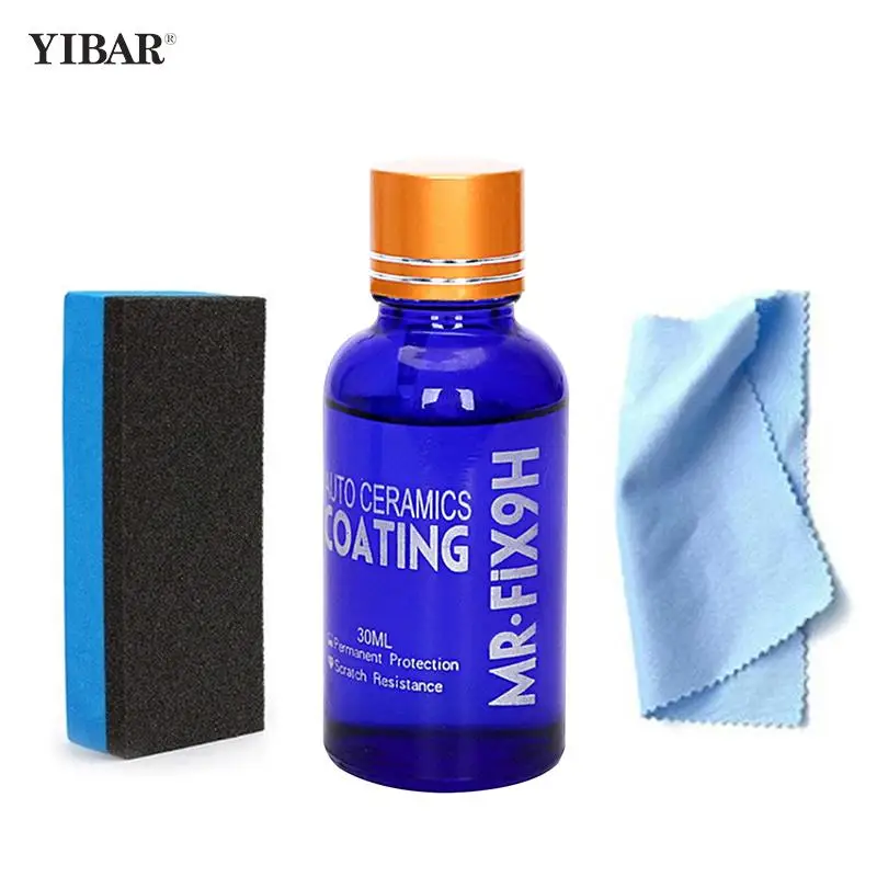 30ml 9H Car Liquid Ceramic Coat Super Hydrophobic Glass Coating Set Anti-Scratch Auto Glass Coat Liquid Paint Care Polish
30ml 9H Car Liquid Ceramic Coat Super Hydrophobic Glass Coating Set Anti-Scratch Auto Glass Coat Liquid Paint Care Polish