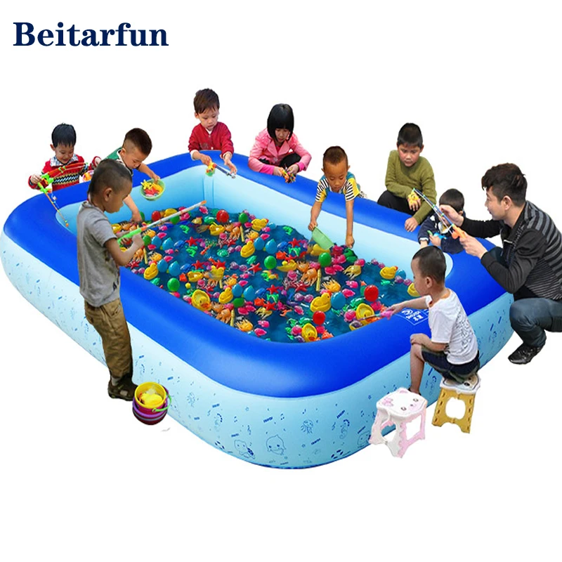 2017 Inflatable fishing pool Swimming Pool Eco-friendly Portable Children Tub Kids Mini-playground large size sea ball pool 1.6M
2017 Inflatable fishing pool Swimming Pool Eco-friendly Portable Children Tub Kids Mini-playground large size sea ball pool 1.6M
