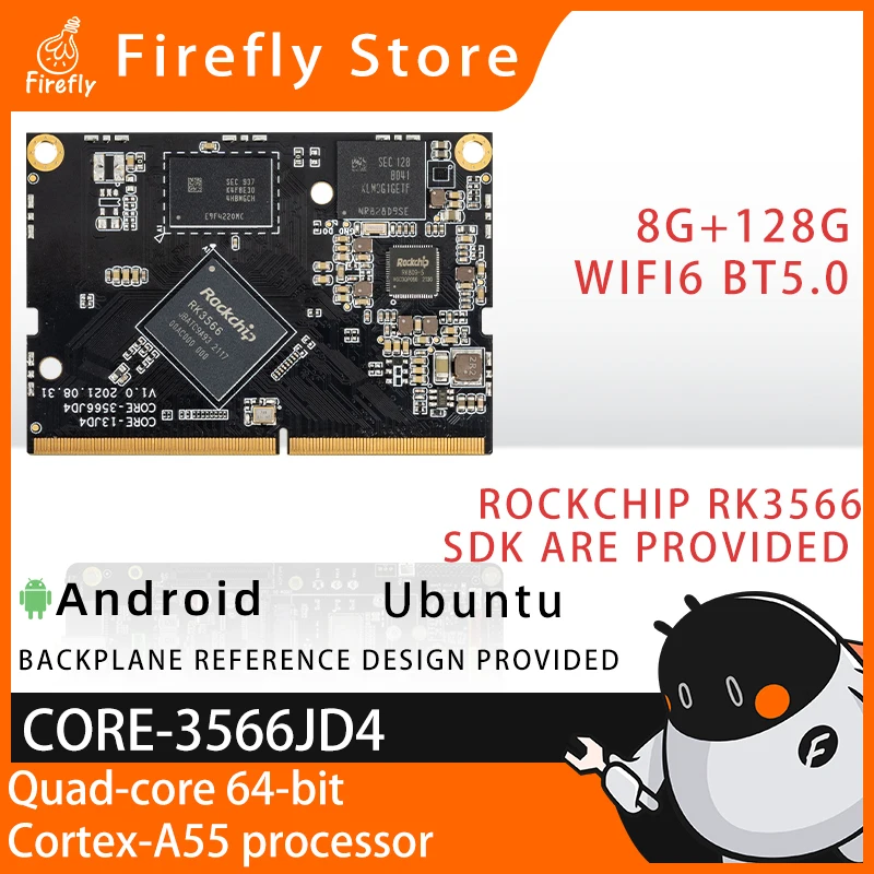 Флуоресцентная четырехъядерная 64-разрядная плата Firefly RK3566, четырехъядерный 64-разрядный процессор, поддерживает интерфейсы PCIe2.1 и SATA3.0
Флуоресцентная четырехъядерная 64-разрядная плата Firefly RK3566, четырехъядерный 64-разрядный процессор, поддерживает интерфейсы PCIe2.1 и SATA3.0