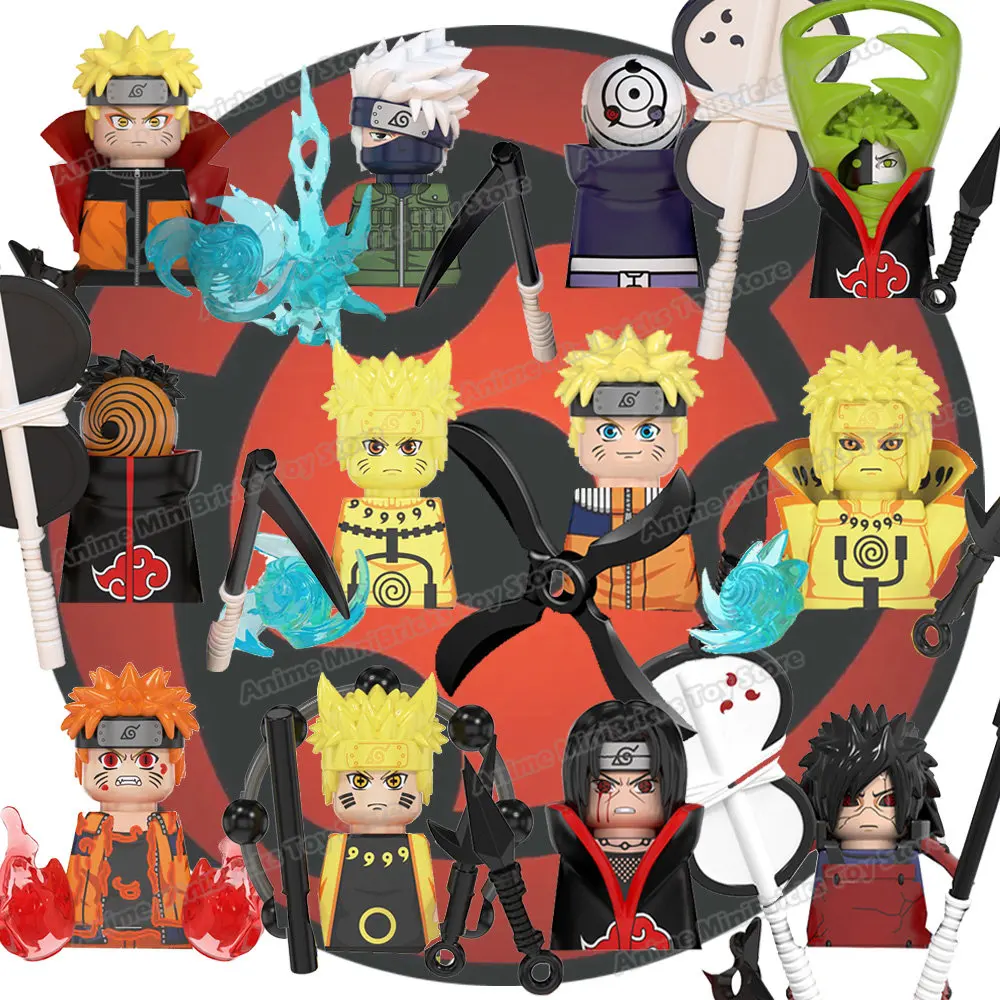 Naruto Building Blocks Sasuke Kakashi Akatsuki Bricks Anime Mini Action Figures Heads Assembly Toys Kids Birthday Gifts WM6105
Naruto Building Blocks Sasuke Kakashi Akatsuki Bricks Anime Mini Action Figures Heads Assembly Toys Kids Birthday Gifts WM6105
