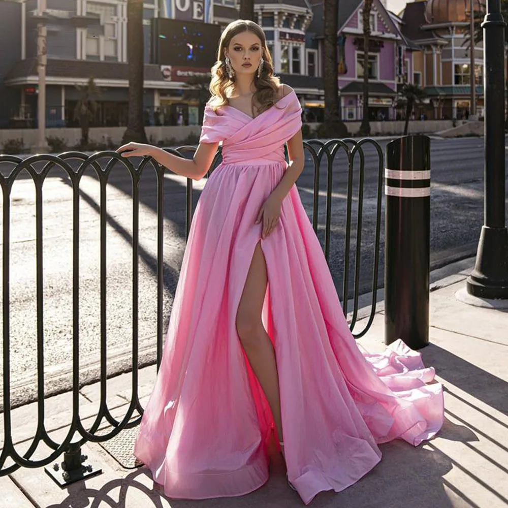 Elfin YF054 Stylish Puffy Pink Off Shoulder Evening Dress High Split African Birthday Special Occasion Dresses Prom Party Gowns
Elfin YF054 Stylish Puffy Pink Off Shoulder Evening Dress High Split African Birthday Special Occasion Dresses Prom Party Gowns