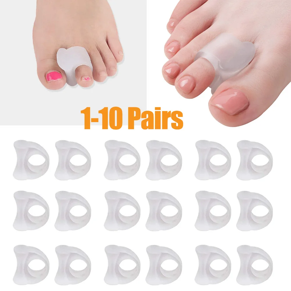 1-10Pairs Toe Separator Insoles Ring Separation Hallux Valgus Correction Pad Foot Care Orthopedic Foot Toe Hallux Valgus Correct
1-10Pairs Toe Separator Insoles Ring Separation Hallux Valgus Correction Pad Foot Care Orthopedic Foot Toe Hallux Valgus Correct