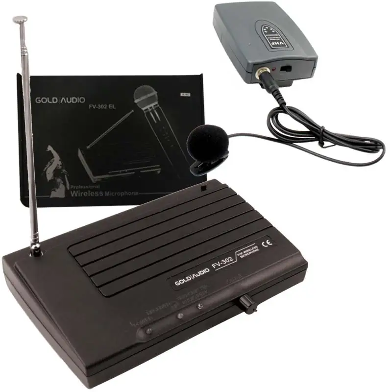 GOLD AUDIO VHF single collar elsiz MİKROFON portable professional Podcast PC Youtuber Studio recording Jack condenser AUDIO UHF frequency
GOLD AUDIO VHF single collar elsiz MİKROFON portable professional Podcast PC Youtuber Studio recording Jack condenser AUDIO UHF frequency